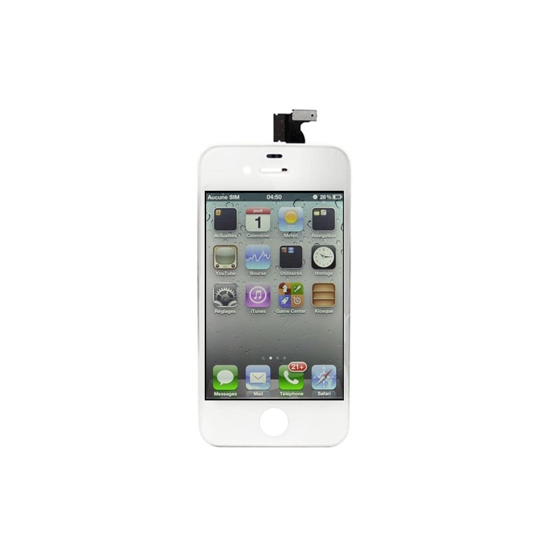 Ecran BLANC iPhone 4S compatible Premier prix photo 2