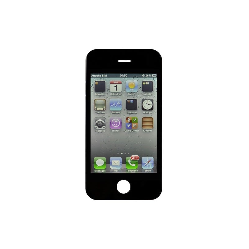 Ecran NOIR iPhone 4S compatible Premier prix photo 2