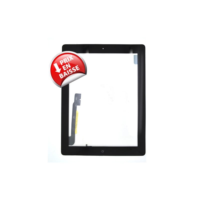 Vitre tactile noire prémontée pour iPad 3 qualité supérieure photo 2