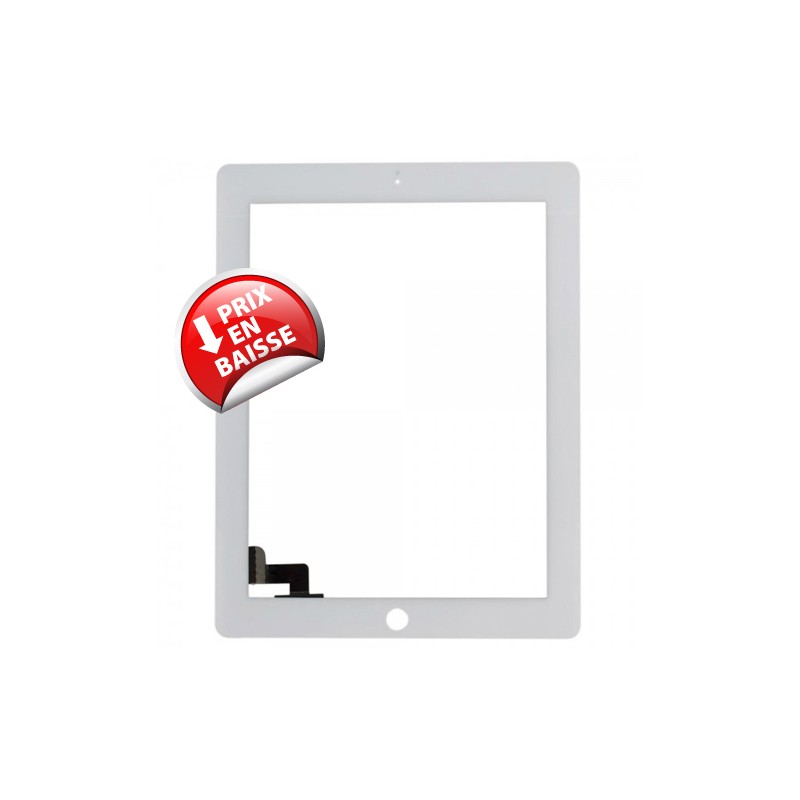 Vitre pour iPad 2 BLANC photo 2