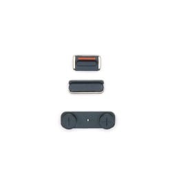 Lot de 3 boutons Bouton Power Mute et volume pour iPhone 5 Noir photo 1