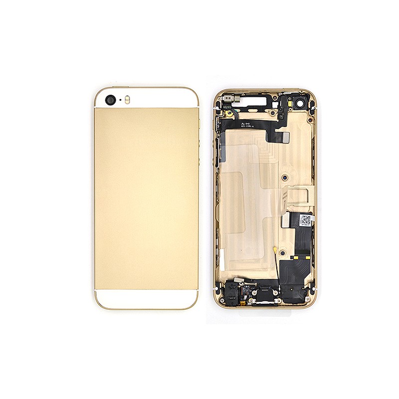 Coque arrière Or pour iPhone 5S complète photo 2