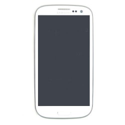 Ecran BLANC prémonté sur châssis pour Samsung Galaxy S3 GT-i9300 photo 2