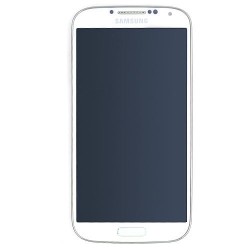 Ecran BLANC COMPLET prémonté sur chassis pour Samsung Galaxy S4 photo 2