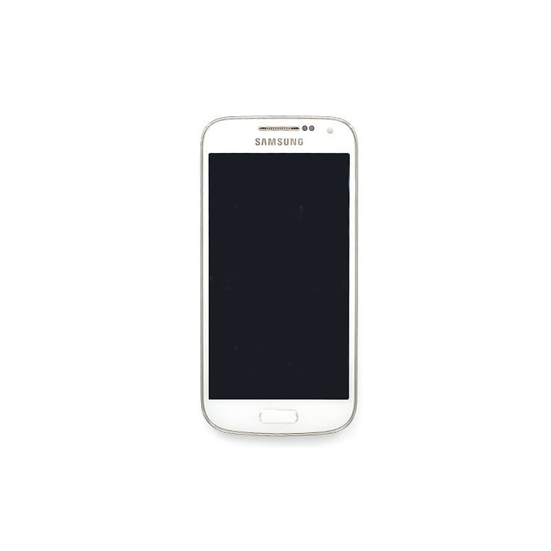 Ecran BLANC prémonté sur châssis pour Samsung Galaxy S4 Mini / S4 Mini Duos photo 2