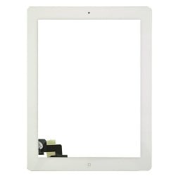 Vitre tactile blanche prémontée pour IPad 2 qualité STANDARD photo 2