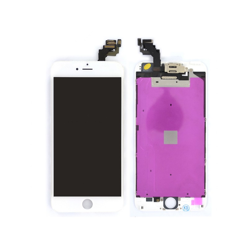 Ecran BLANC iPhone 6 PLUS PREMIUM pré-assemblé photo 2