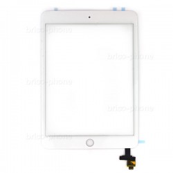 Vitre tactile BLANCHE pour iPad Mini 3 photo 2