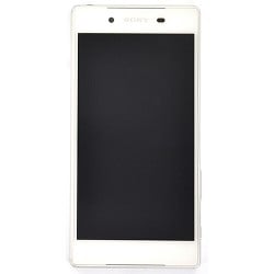 Bloc Ecran Blanc avec châssis pour Sony Xperia Z5 photo 2