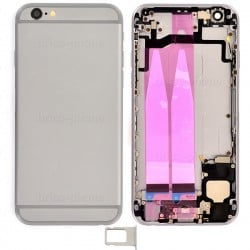 Coque arrière Gris Sidéral pour iPhone 6S complète photo 2