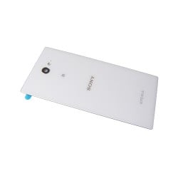 Vitre Arrière BLANCHE pour Sony Xperia M2 / M2 Dual photo 2