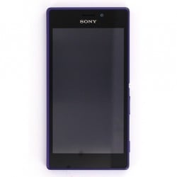 Bloc Ecran Purple complet pour Sony Xperia M2 photo 2