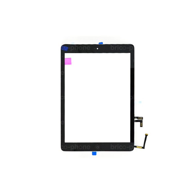 Vitre tactile complète PREMIUM pour iPad Air NOIRE photo 2