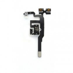 Nappe prise jack + mute et volume + micro d'ambiance pour un iPhone 4S Blanc photo 4