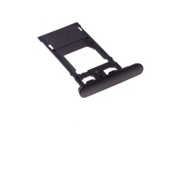 Rack tiroir cartes SIM et SD Noir pour Sony Xperia X Performance Dual photo 2