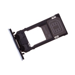 Rack tiroir cartes SIM et SD Bleu pour Sony Xperia X Compact photo 1