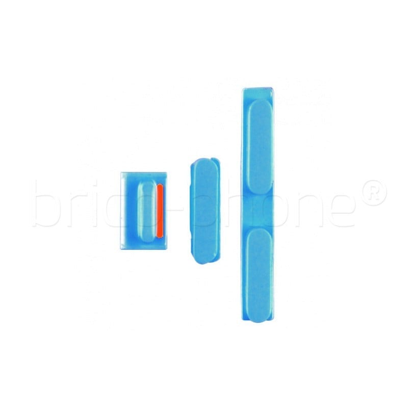 Lot de boutons pour iPhone 5C Bleu photo 2