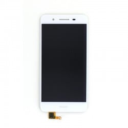 Ecran Blanc avec vitre et LCD sans châssis pour Huawei P8 Lite Smart (GR3) photo 2