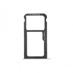 Rack tiroir cartes SIM et SD Blanc pour Huawei P9 Lite photo 2