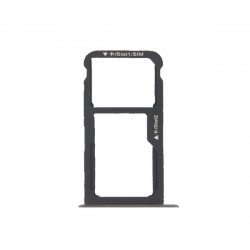 Rack tiroir cartes SIM et SD Noir pour Huawei P9 Lite photo 2