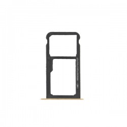 Rack tiroir cartes SIM et SD Or pour Huawei P9 Lite photo 2