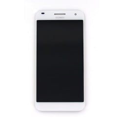 Ecran Blanc avec vitre et LCD pour Huawei Ascend G7 photo 2