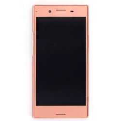 Bloc Ecran avec châssis pour Sony Xperia XZ Premium Rose photo 2