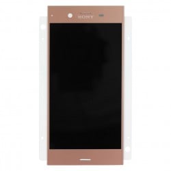 Ecran Rose avec Vitre et LCD prémontés pour Sony Xperia XZ1 photo 2