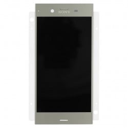 Ecran Argent avec Vitre et LCD prémontés pour Sony Xperia XZ1 photo 2