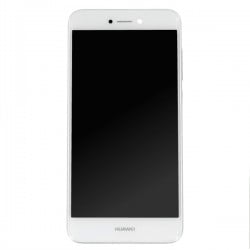 Ecran Blanc COMPLET prémonté sur châssis pour Huawei P8 Lite 2017 photo 2