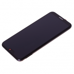 Bloc Ecran Noir COMPLET prémonté sur chassis + batterie pour Huawei P20 Lite Photo 4