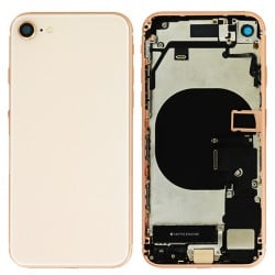 Coque arrière complète Or pour iPhone 8 Photo 1