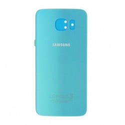 Vitre arrière Bleu pour Samsung Galaxy S6 Face