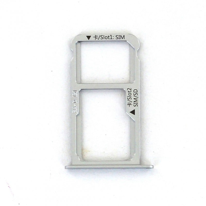 Rack tiroir carte SIM et SD Blanc pour Huawei Mate 9 Photo 1