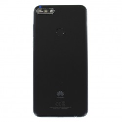 Coque arrière Noire avec lecteur d'empreinte pour Huawei Y7 2018 photo 2