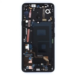 Bloc Ecran avec vitre et LCD prémontés sur châssis pour LG G7 ThinQ Noir photo 2