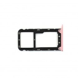 Rack tiroir cartes SIM et SD pour Xiaomi Redmi Note 5 Rose Photo 1