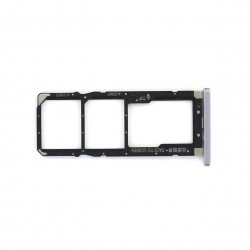 Rack tiroir cartes Double SIM et SD pour Xiaomi Redmi S2 Argent Photo 1