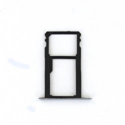 Rack tiroir carte SIM et SD Noir pour Huawei Honor 7 Photo 2