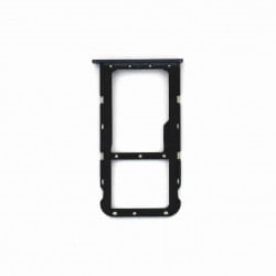 Rack tiroir carte SIM et SD Noir pour Huawei Honor 7X Photo 2