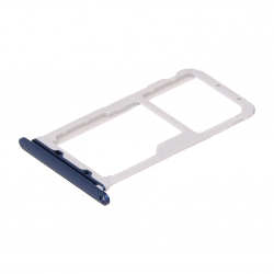 Rack tiroir carte SIM et SD Bleu pour Huawei Honor 9 photo 2