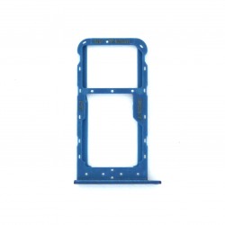 Rack tiroir carte SIM et SD Bleu pour Huawei Honor 9 Lite Photo 1