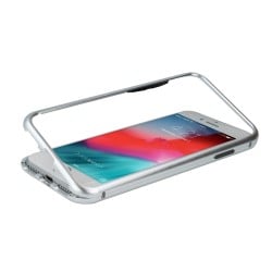 Coque transparente avec bumper magnétique Argent pour iPhone 6 Plus et 6S Plus Photo 5