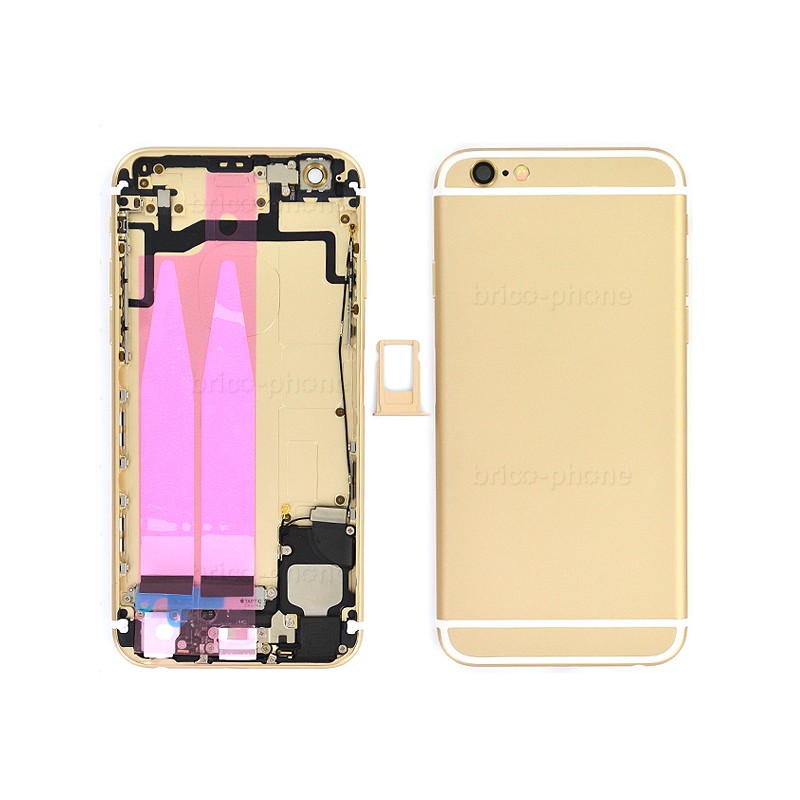 Coque arrière Gold pour iPhone 6S complète photo 1