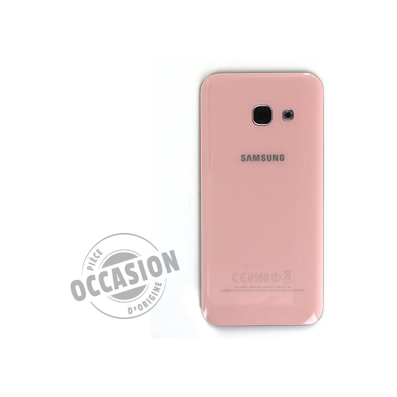 Vitre arrière Rose d'occasion pour Samsung Galaxy A3 2017 Photo 1