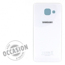 Vitre arrière d'occasion Blanche pour Samsung Galaxy A3 2016 Photo 1