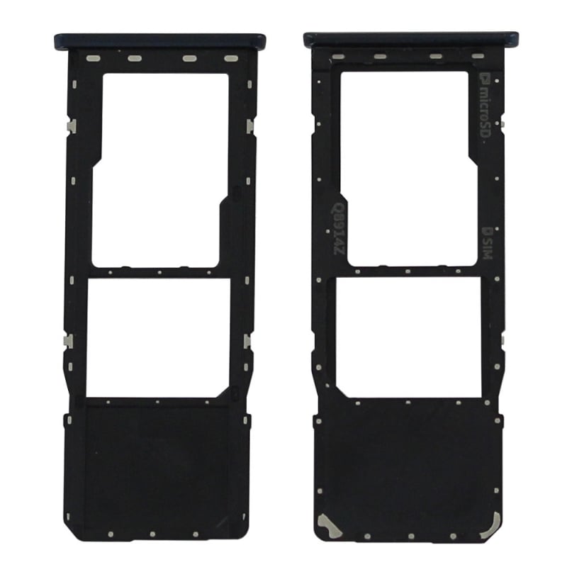 Rack carte Dual SIM et SD Noir pour Samsung Galaxy A7 2018_photo1