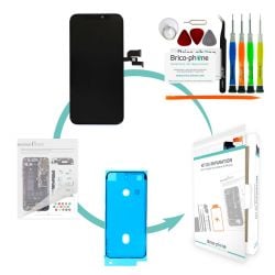 Kit de réparation Brico-phone avec Ecran NOIR iPhone X Rapport Premier prix