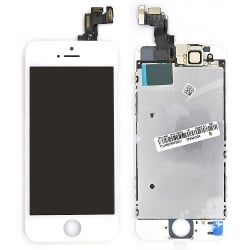 Ecran BLANC iPhone 5S et SE PREMIUM pré-assemblé photo 1