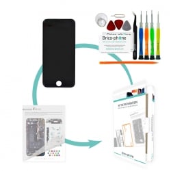 Kit de réparation Brico-phone avec écran NOIR iPhone 6 RAPPORT QUALITE / PRIX pré assemblé photo 1